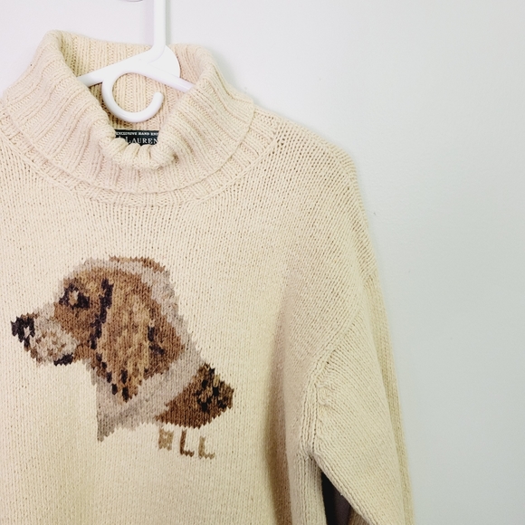 Ralph Lauren Sweaters Ralph Lauren Cotton Beagle Dog Hand Knitted